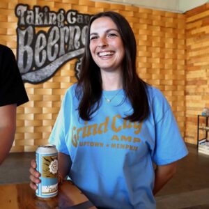 Grind City Amp Unisex Tee – Blue